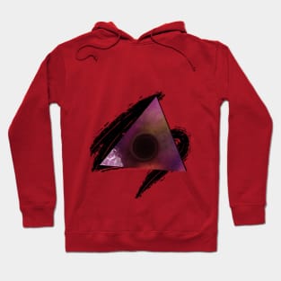 Vortex Triangle abstract Hoodie